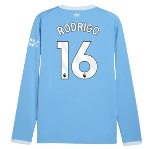 Fotbalové Dresy Manchester City Rodrigo #16 Domácí 2026-27 Dlouhý Rukáv