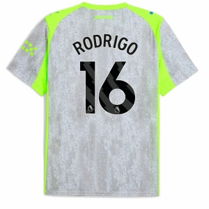 Fotbalové Dresy Manchester City Rodrigo #16 Třetí 2025/26