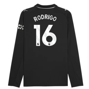 Fotbalové Dresy Manchester City Rodrigo #16 Venkovní 2025/26 Dlouhý Rukáv
