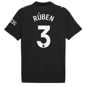 Fotbalové Dresy Manchester City Ruben #3 Venkovní 2025/26