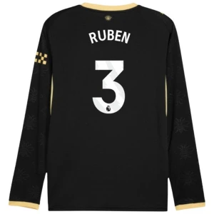 Fotbalové Dresy Manchester City Ruben #3 Venkovní 2026-27 Dlouhý Rukáv