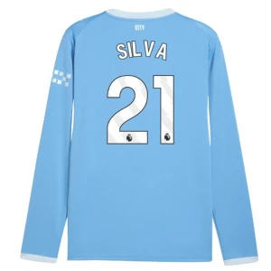 Fotbalové Dresy Manchester City Silva #21 Domácí 2026-27 Dlouhý Rukáv