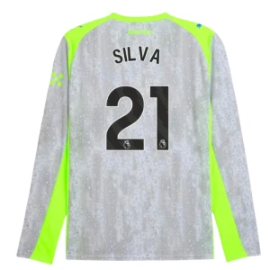 Fotbalové Dresy Manchester City Silva #21 Třetí 2025/26 Dlouhý Rukáv