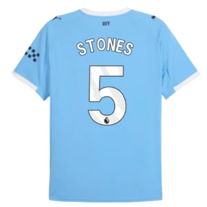 Fotbalové Dresy Manchester City Stones #5 Domácí 2025/26