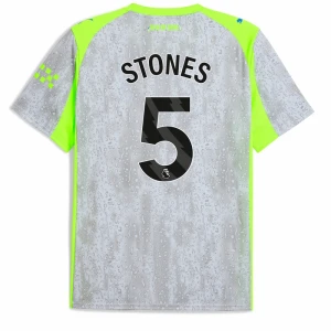 Fotbalové Dresy Manchester City Stones #5 Třetí 2025/26