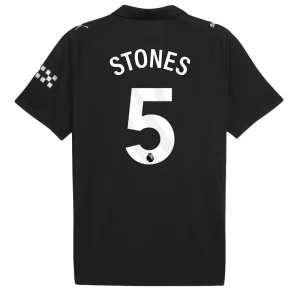 Fotbalové Dresy Manchester City Stones #5 Venkovní 2025/26