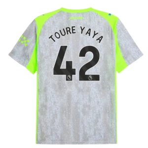 Fotbalové Dresy Manchester City Toure Yaya #42 Třetí 2025/26