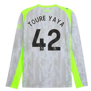 Fotbalové Dresy Manchester City Toure Yaya #42 Třetí 2025/26 Dlouhý Rukáv