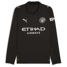 Fotbalové Dresy Manchester City Venkovní 2025/26 Dlouhý Rukáv