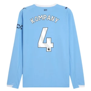 Fotbalové Dresy Manchester City Vincent Kompany #4 Domácí 2025/26 Dlouhý Rukáv
