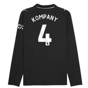Fotbalové Dresy Manchester City Vincent Kompany #4 Venkovní 2025/26 Dlouhý Rukáv