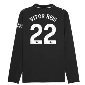 Fotbalové Dresy Manchester City Vitor Reis #22 Venkovní 2025/26 Dlouhý Rukáv