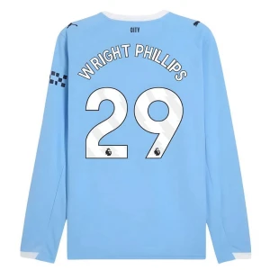 Fotbalové Dresy Manchester City Wright Phillips #29 Domácí 2025/26 Dlouhý Rukáv