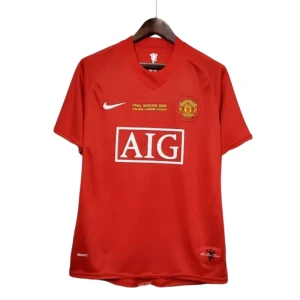 Fotbalové Dresy Manchester United 2008-09 Champions League Final Retro Domácí