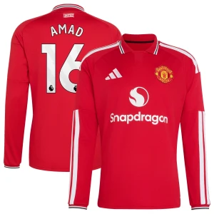 Fotbalové Dresy Manchester United Amad #16 Domácí 2026-27 Dlouhý Rukáv