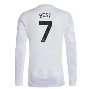 Fotbalové Dresy Manchester United Best #7 Venkovní 2025/26 Dlouhý Rukáv