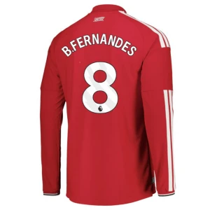 Fotbalové Dresy Manchester United Bruno Fernandes #8 Domácí 2026-27 Dlouhý Rukáv