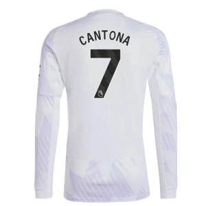 Fotbalové Dresy Manchester United Cantona #7 Venkovní 2025/26 Dlouhý Rukáv