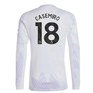 Fotbalové Dresy Manchester United Casemiro #18 Venkovní 2025/26 Dlouhý Rukáv