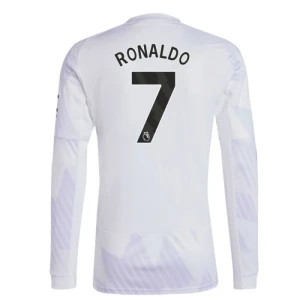 Fotbalové Dresy Manchester United Cristiano Ronaldo #7 Venkovní 2025/26 Dlouhý Rukáv