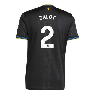 Fotbalové Dresy Manchester United Dalot #2 Třetí 2025/26