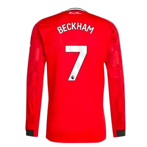 Fotbalové Dresy Manchester United David Beckham #7 Domácí 2025/26 Dlouhý Rukáv