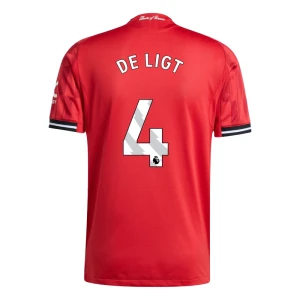 Fotbalové Dresy Manchester United De Ligt #4 Domácí 2025/26