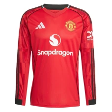 Fotbalové Dresy Manchester United Domácí 2025/26 Dlouhý Rukáv