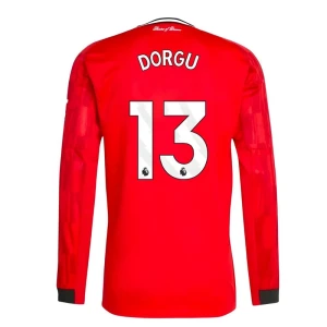 Fotbalové Dresy Manchester United Dorgu #13 Domácí 2025/26 Dlouhý Rukáv