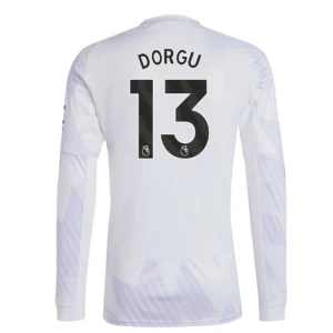 Fotbalové Dresy Manchester United Dorgu #13 Venkovní 2025/26 Dlouhý Rukáv