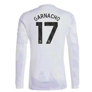 Fotbalové Dresy Manchester United Garnacho #17 Venkovní 2025/26 Dlouhý Rukáv
