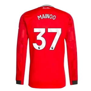 Fotbalové Dresy Manchester United Kobbie Mainoo #37 Domácí 2025/26 Dlouhý Rukáv