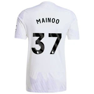 Fotbalové Dresy Manchester United Kobbie Mainoo #37 Venkovní 2025/26