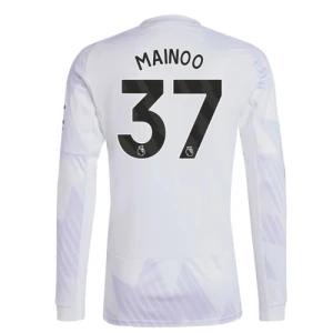 Fotbalové Dresy Manchester United Kobbie Mainoo #37 Venkovní 2025/26 Dlouhý Rukáv