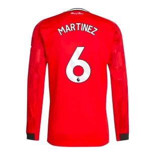 Fotbalové Dresy Manchester United Martínez #6 Domácí 2025/26 Dlouhý Rukáv