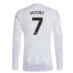 Fotbalové Dresy Manchester United Mason Mount #7 Venkovní 2025/26 Dlouhý Rukáv