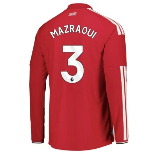 Fotbalové Dresy Manchester United Mazraoui #3 Domácí 2026-27 Dlouhý Rukáv