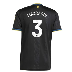 Fotbalové Dresy Manchester United Mazraoui #3 Třetí 2025/26