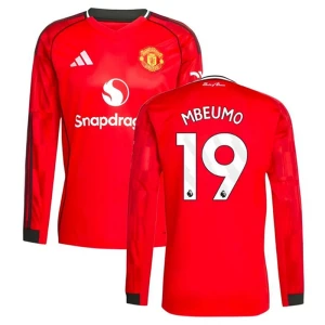 Fotbalové Dresy Manchester United Mbeumo #19 Domácí 2025/26 Dlouhý Rukáv
