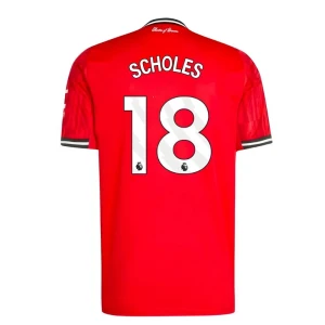 Fotbalové Dresy Manchester United Scholes #18 Domácí 2025/26