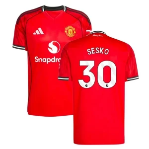 Fotbalové Dresy Manchester United Sesko #30 Domácí 2025/26