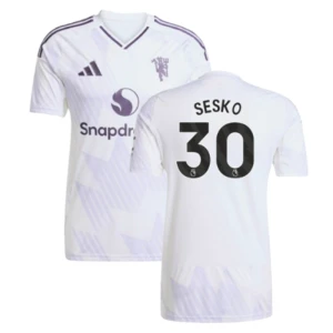 Fotbalové Dresy Manchester United Sesko #30 Venkovní 2025/26