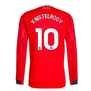 Fotbalové Dresy Manchester United V. Nistelrooy #10 Domácí 2025/26 Dlouhý Rukáv