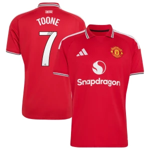 Fotbalové Dresy Manchester United WSL Toone #7 Domácí 2026-27