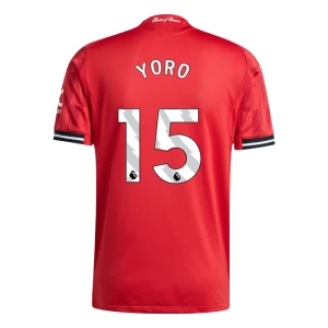 Fotbalové Dresy Manchester United Yoro #15 Domácí 2025/26