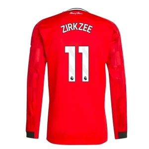 Fotbalové Dresy Manchester United Zirkzee #11 Domácí 2025/26 Dlouhý Rukáv