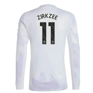 Fotbalové Dresy Manchester United Zirkzee #11 Venkovní 2025/26 Dlouhý Rukáv