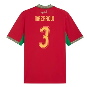 Fotbalové Dresy Maroko Mazraoui #3 MS 2026 Domácí