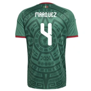 Fotbalové Dresy Mexiko Marquez #4 MS 2026 Domácí