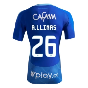 Fotbalové Dresy Millonarios FC A . Llinas #26 Domácí 2025/26